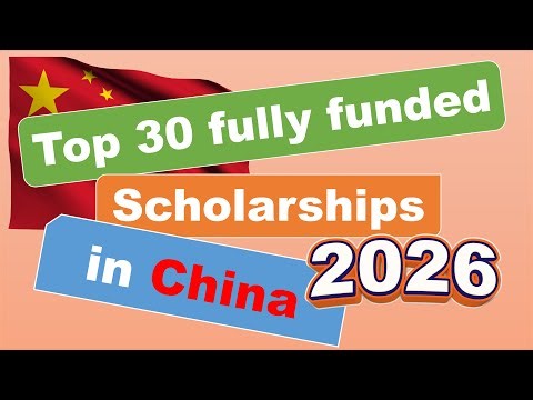 30 fully funded Scholarship in China for Bachelors, Masters and PhD || all are OPEN NOW