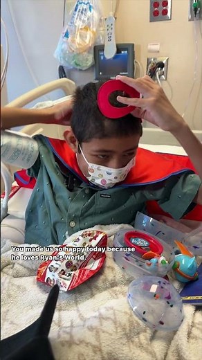 Isaac's Big Surprise by Ryan's World | Children's Hospital Los Angeles