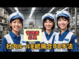 社内規約、ルールを統廃合して効率化する！