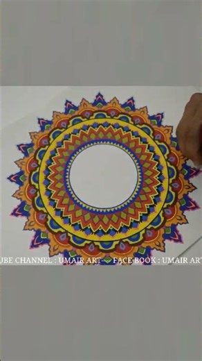 Easy Mandala art for beginner | how to make mandala