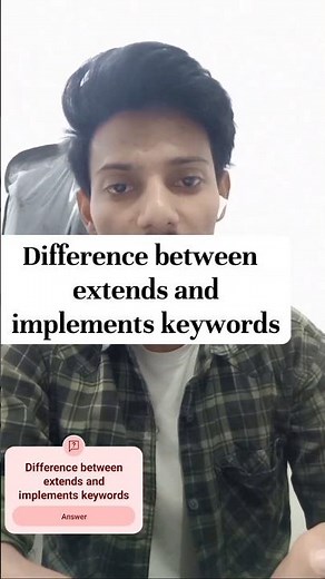 Difference between extends and implements keywords? #JavaProgramming#LearnJava#ProgrammingConcepts