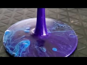 Acrylic Pouring Wine glass stem and base