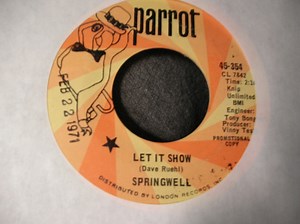 Springwell - Let It Show / Gypsy Queen