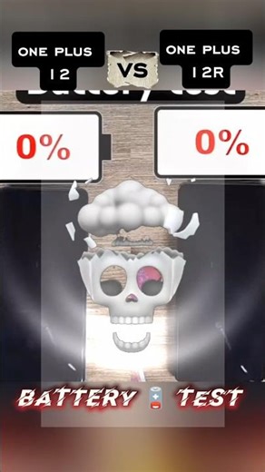 one plus 12 vs battery 🪫 test one plus 12R