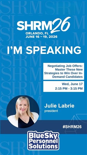 Julie Labrie Selected to Speak at #SHRM26