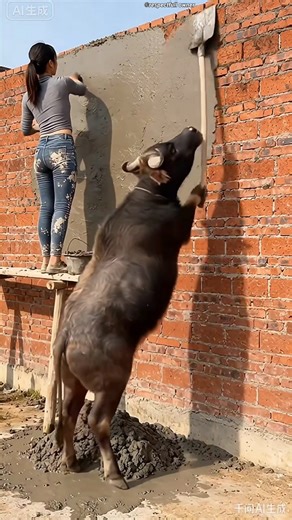 When Humans Take Hours but Animals Finish the Job in Seconds #shortsvideo