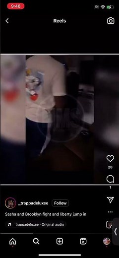 Sasha and Brooklyn ￼fights 🍵 liberty jumps in 👀￼