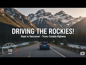 Driving on Trans-Canada Highway through the Rocky Mountains Part 7 (Hope-Vancouver)