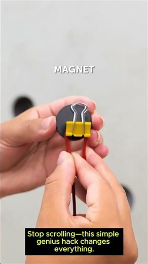 Trick thing Magnet Wire Fishing Hack! The Genius Way to Route Cables Through Drywall #lifehacks