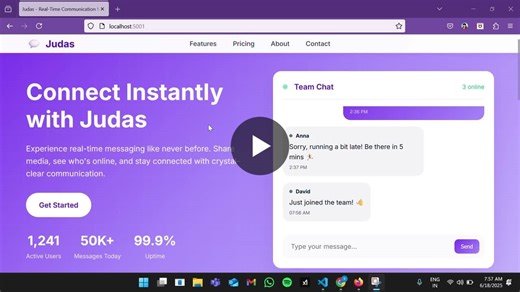 #chatapp #websockets #socketio #nodejs #fullstackdeveloper #mongodb #jwt #webdevelopment #realtimechat #project #render #developerjourney | Mallem Kondaiah Surthani