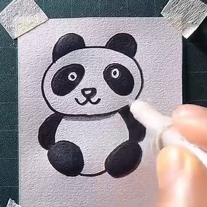 38K views · 305 reactions | How to draw a panda | All About Art | Facebook