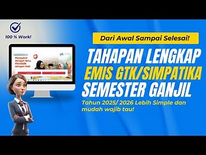 Tutorial on the Stages of Working on Emis GTK Simpatika Odd Semester 2025/2026