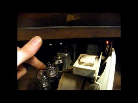 Repair of the wind-up phonograph in an early '40's Truetone radio/record player combination