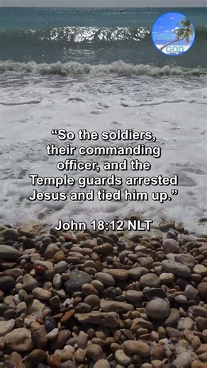 Temple guards arrested Jesus - ‭‭John‬ ‭18‬: ‭12‬ ‭NLT‬‬