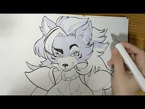 HOW TO DRAW ROXANNE WOLF | FIVE NIGHTS AT FREDDYS