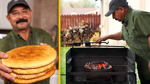 Easy PAN DE CAMPO / COWBOY CAMP BREAD Recipe in the Dutch & Home Oven Pan de Campo / Cowboy bread is so easy to make and delicious! This bread was made famous by the vaqueros and the cowboys back in the day as they drove the cattle north. It was simple and easy to make and could last a long time without spoiling. It’s a lot of fun to cook it in the dutch oven like the cowboys used to do it, but you can also make these in the comfort of your own kitchen. In this video we’re gonna show you how to 