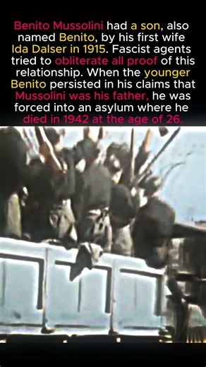 Mussolini’s Hidden Son — The Family Secret the Regime Tried to Erase #history #ww2 #ww2history