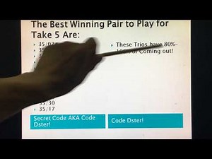 New York Lottery Take 5 Winning Numbers Predictions Using the Secret Code Dster System!