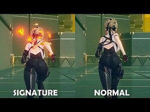 ZZZ Evelyn W-Engine Effect Animation Comparison