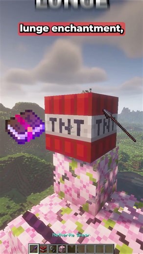 I BET YOU DIDN'T KNOW ABOUT THIS HIDDEN SPEAR FEATURE! #minecraft #minecraftshorts #fyp #gaming