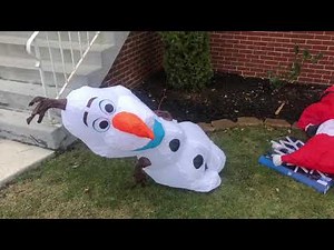 Olaf LED AIrblown Inflatable