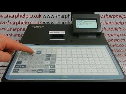 How To Use The SD Card On The Sharp XE-A217 Cash Register (Formatting & Folder Control)