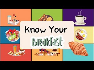 Breakfast Words for Kids | Learn Food Names Fast