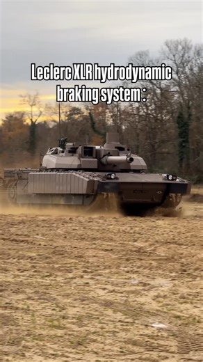 Military Machine on Instagram: "Hydrodynamic brakes: total control 🤯💨 #tank #armeefrancaise #armeedeterre #leclerc"