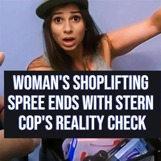 10K views · 162 reactions | Shoplifting Spree Ends When Cop Gives Her a Reality Check  A woman’s shoplifting streak comes to a halt when a no-nonsense officer steps in. Bodycam footage captures every tense moment as her plan unravels. Watch until the end and comment—would you have stayed calm or freaked out too? #PoliceBodyCam #ShopliftingFail #CopWatch #CaughtOnCamera | Danielle | Facebook
