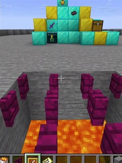 Minecraft: Lava Pitfall Trap!