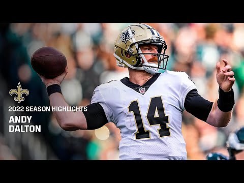 Andy Dalton's Top Plays 2022 NFL Season | New Orleans Saints