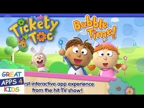 Tickety Toc Bubble Time | Interactive Storybook App for Kids