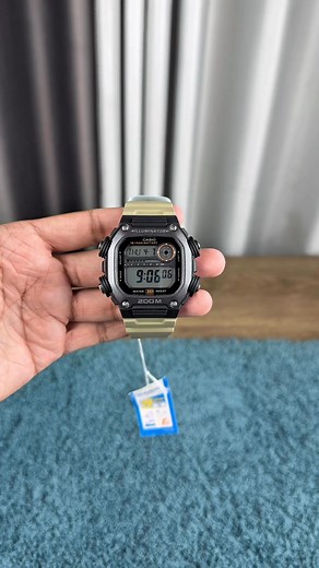 DW-291HX-5AV(Mineral Glass). Case size(L× W× H)50.5×50.4×13.5mm. 5999 Taka Original #casio #casiowatch | Clockwise