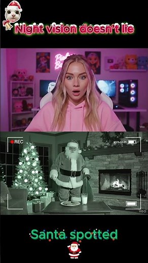 Santa Claus Caught on Camera 👀🎄 (Night Vision POV)