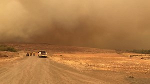 People warned to stay away from Woodhead Fire, could face heavy fine
