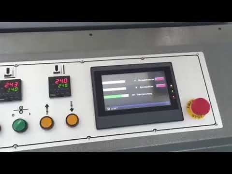 Einschweißen von Plastikboxen in Folie mit dem L-Winkelschweißer LWS 6148 mit Schrumpftunnel von tbs