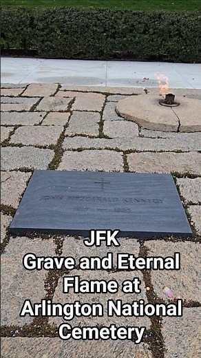 This Gave Me Chills… Visiting JFK’s Grave at Arlington National Cemetery #jfk #jackieo #president