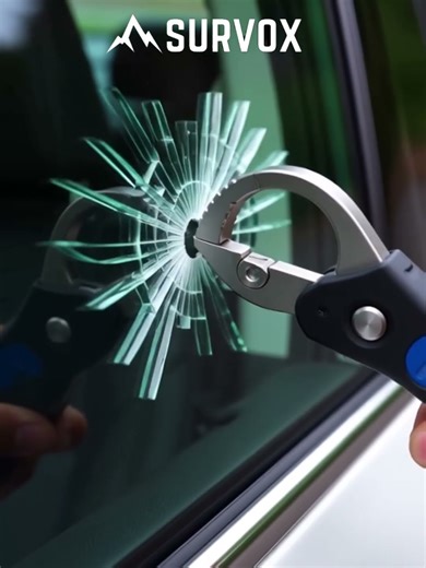 Car Escape Tool (Seatbelt Cutter + Window Breaker)