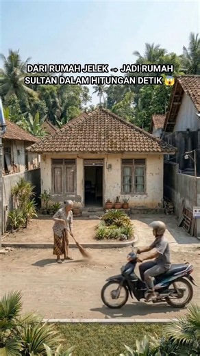 Dari Rumah Jelek Jadi Rumah Sultan Dalam Sekejap 🤯 #shorts