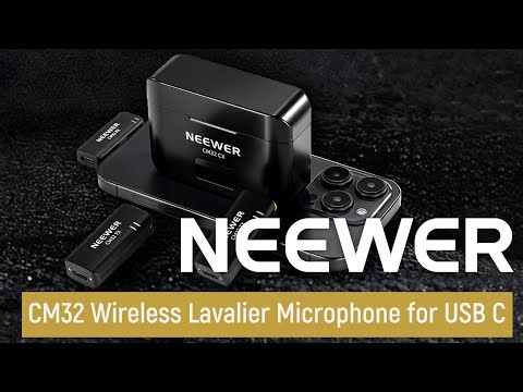 Introducing the NEEWER CM32 Wireless Lavalier Microphone for USB C