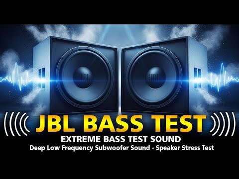 JBL EXTREME BASS TEST 🔊 Deep Low Frequency Subwoofer Sound | Speaker Stress Test