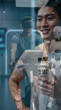 step into a world where fitness meets technology#techbeyond2030 #futuretech