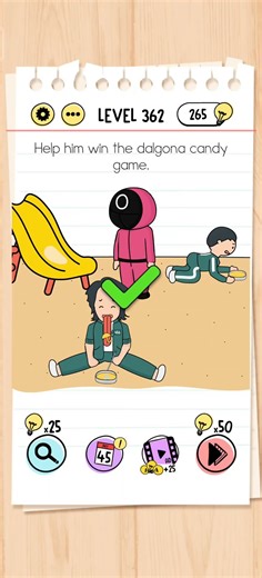 Brain Test Level 362 Solution & Walkthrough | Tricky Puzzles (Android & iOS Shorts)