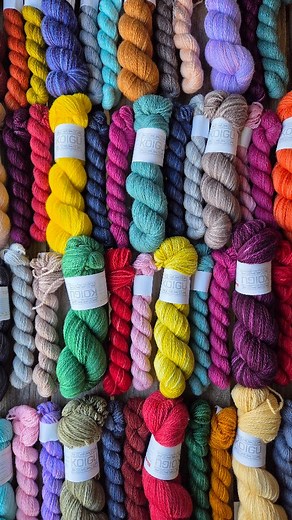 #BFCM deal of the day 🔔 Blossom bundles! Try our exclusive Koigu studio yarn - Blossom! Save and get more colour with Blossom Bundles. 1 x 100g skein 2 x 25g skeins in different colours Blossom is a hand-dyed DK yarn crafted from a sumptuous blend of Falkland Merino, Baby Alpaca, and Tussah Silk. Offered in a classic palette of versatile, wearable colors, Blossom combines the softness of alpaca, the strength and structure of merino, and the elegant sheen of silk. Find blossom bundles and more d