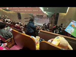 NHKホール(東京) 3階席の右側後方(後ろから2番目)（R19列の13番)からのステージの見え方動画