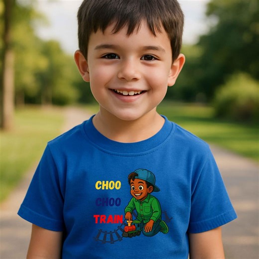 Choo Choo Train Clipart | Cute Boy PNG Sublimation (digital Download) - Etsy Canada