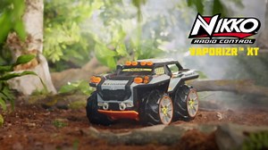 VaporizR XT Urban Camo - RC Car Remote Controlled Car for Kids All-Terrain RC 4x4 Remote Control Tank Mud Snow Water High-Speed