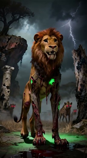 Simba What Happened ? #simba #horror #aianimation #cursed #scaryvideo #shorts