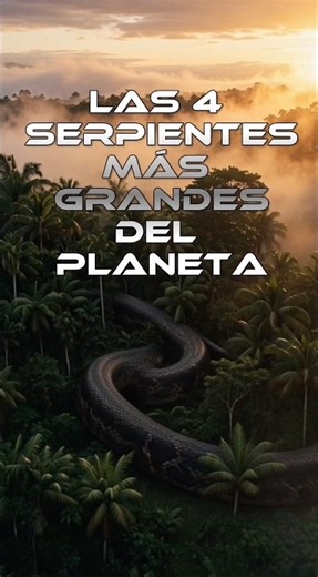 🐍 Las 4 serpientes más grandes del planeta 😱