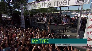 Only two more days until we announce the lineup for the River's 15th Annual Newburyport Riverfront Music Festival! Matt Phipps will be revealing the artists/bands this Friday, August 5th at 4pm. Get excited by watching Saint Motel perform their hit single "My Type" at last year's festival! This was so much fun :) | 92.5 the River